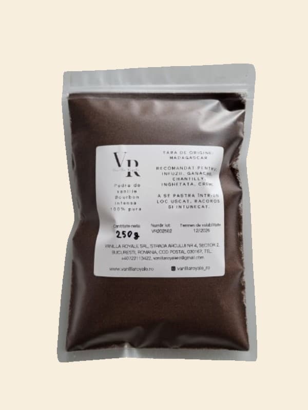Pudră de Vanilie Madagascar 100% Naturală