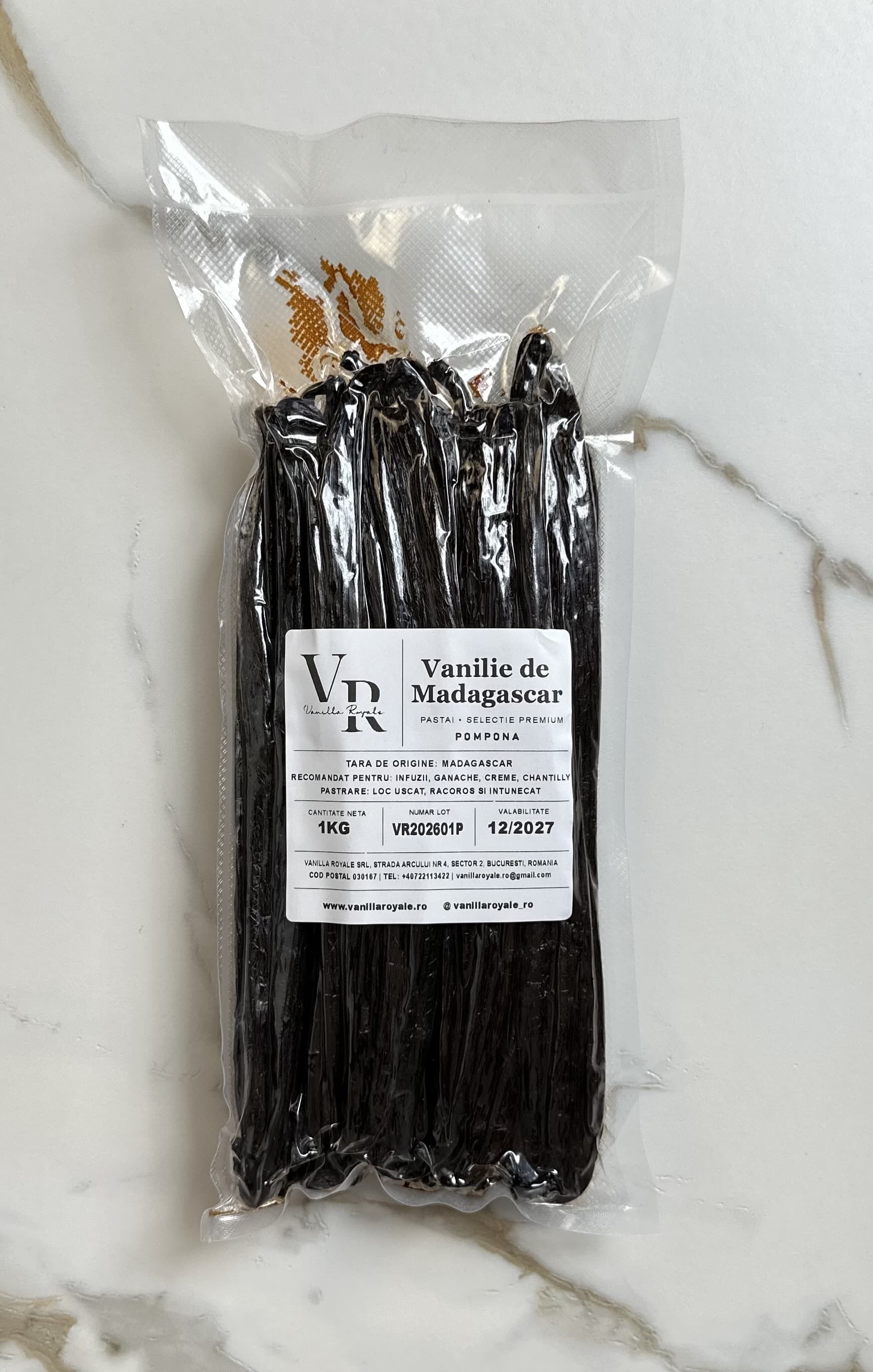 Păstăi Vanilie Pompona (20-24cm)
