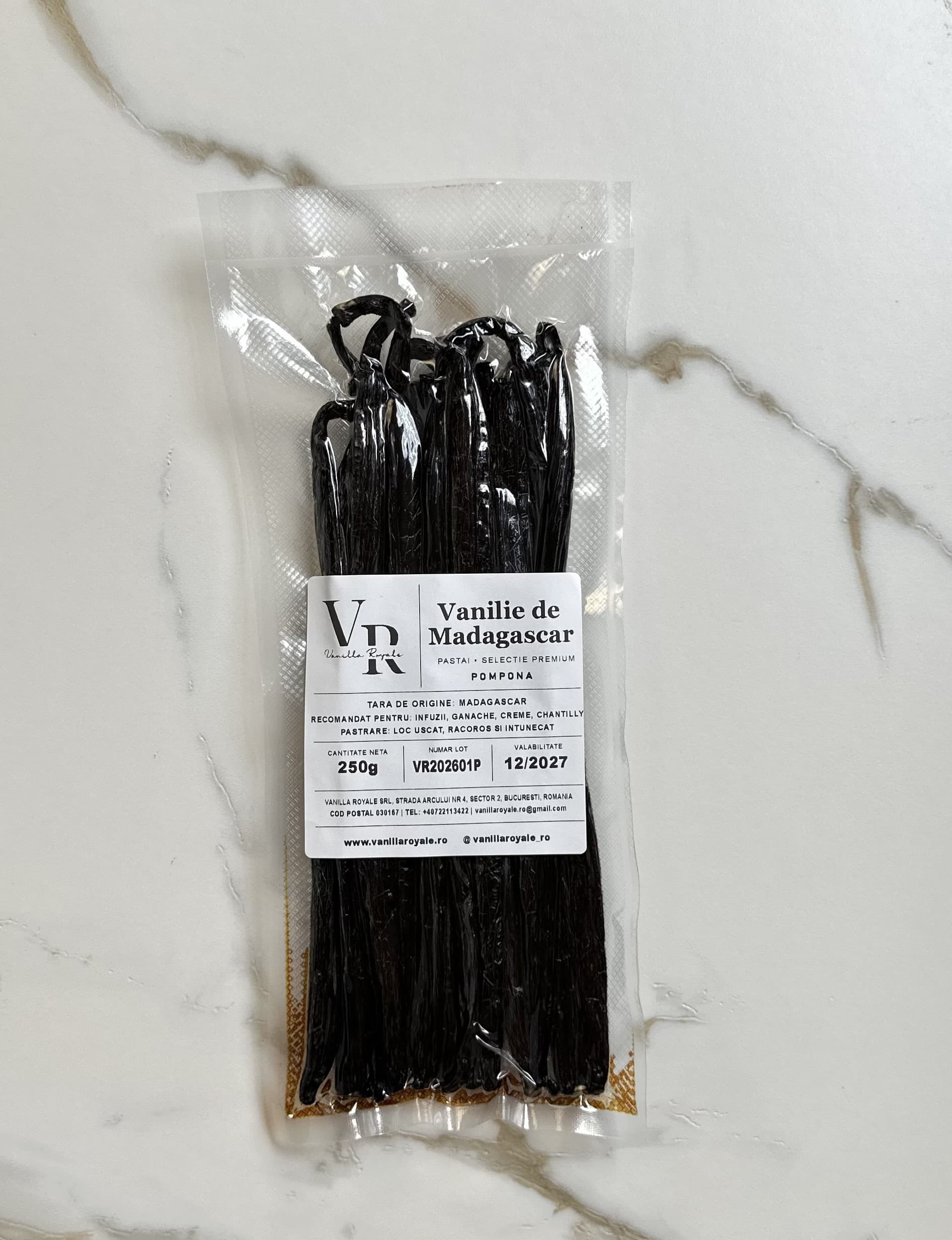Păstăi Vanilie Pompona (20-24cm)